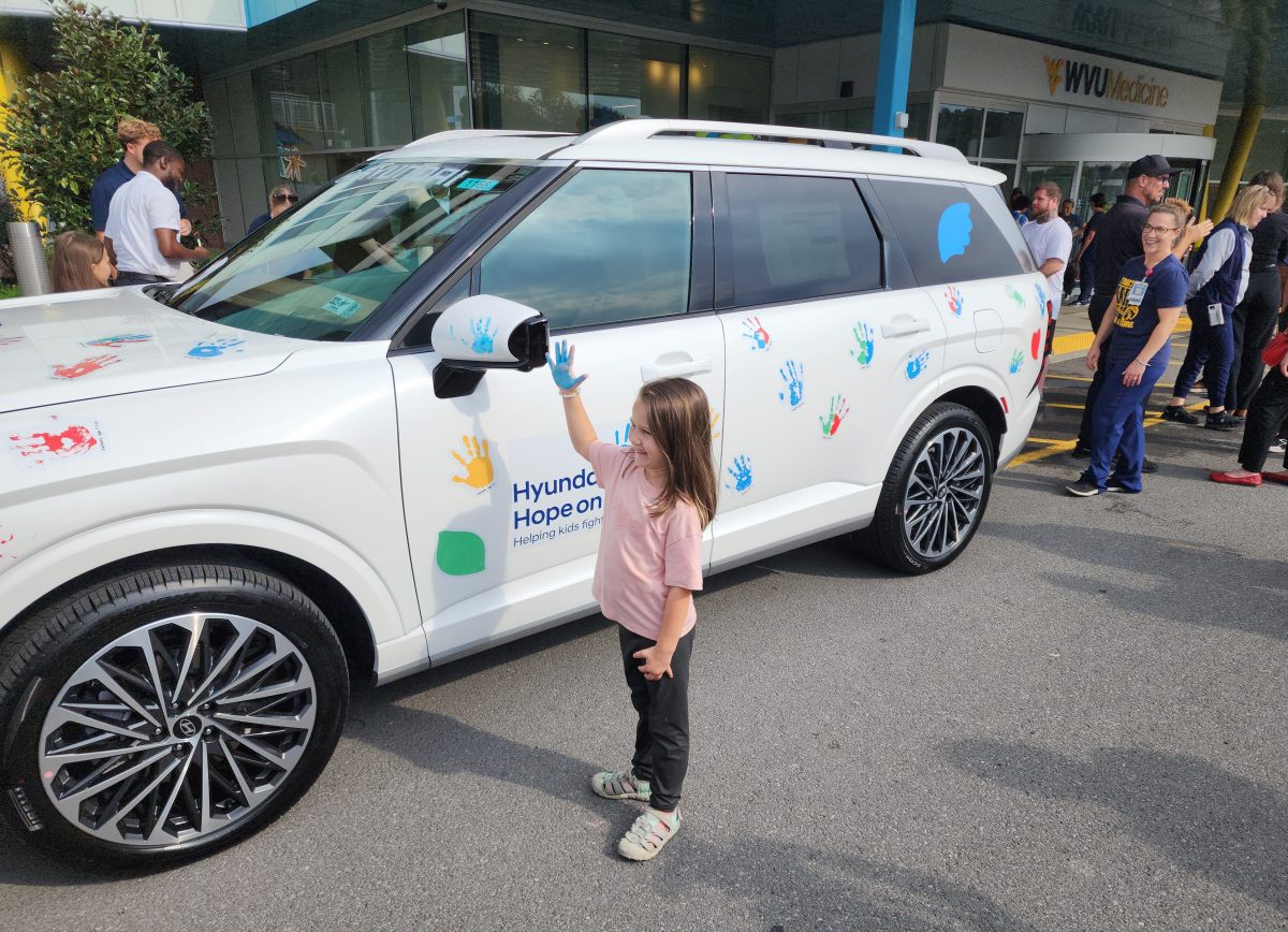 Hyundai’s Hope on Wheels gives $100K donation to WVU Medicine Golisano Children’s